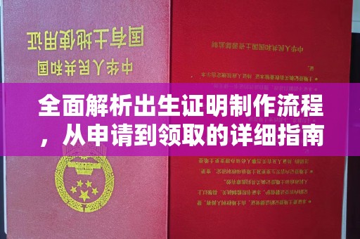 峨眉山全面解析出生证明制作流程，从申请到领取的详细指南