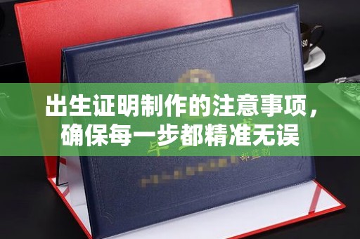 峨眉山出生证明制作的注意事项，确保每一步都精准无误