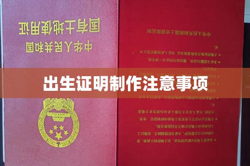 峨眉山出生证明制作注意事项