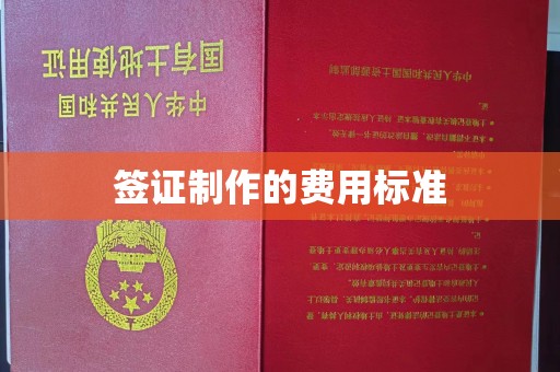 峨眉山签证制作的费用标准
